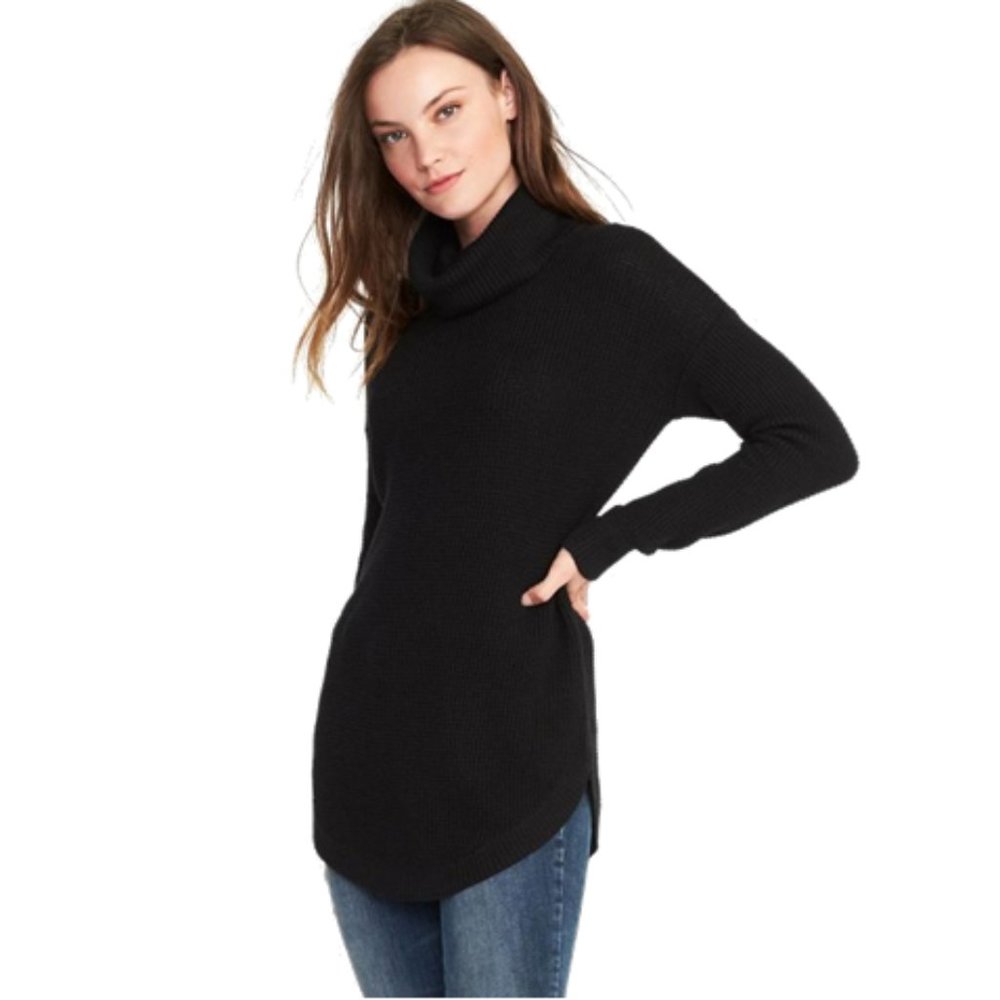OLD NAVY Textured Turtleneck Tunic